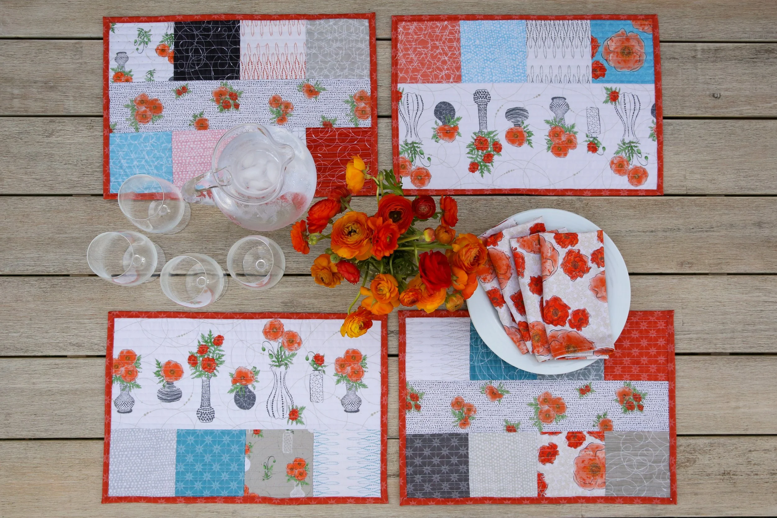 Modern Vintage: Treasured Blog Hop — Quilty Zest
